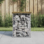 Tuinbank Schanskorfontwerp Geïmpregneerd Grenenhout 33 x 31 x 42 cm Donkerbruin