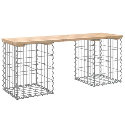 Tuinbank Schanskorfontwerp Massief Grenenhout 103 x 31 x 42 cm Natuurlijk grenenhout
