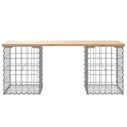 Tuinbank Schanskorfontwerp Massief Grenenhout 103 x 31 x 42 cm Natuurlijk grenenhout