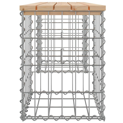Tuinbank Schanskorfontwerp Massief Grenenhout 103 x 31 x 42 cm Natuurlijk grenenhout