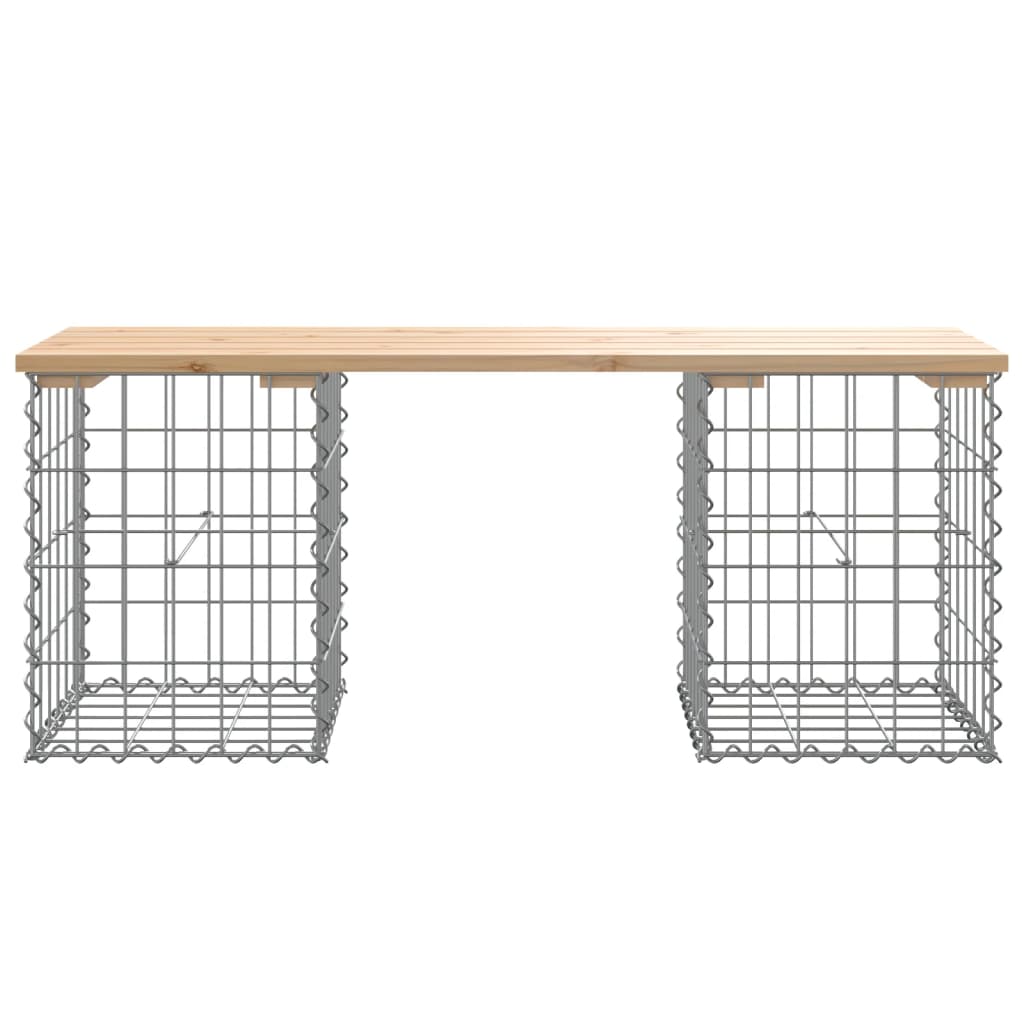 Tuinbank Schanskorfontwerp Massief Grenenhout 103 x 31 x 42 cm Natuurlijk grenenhout