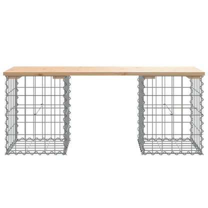 Tuinbank Schanskorfontwerp Massief Grenenhout 103 x 31 x 42 cm Natuurlijk grenenhout