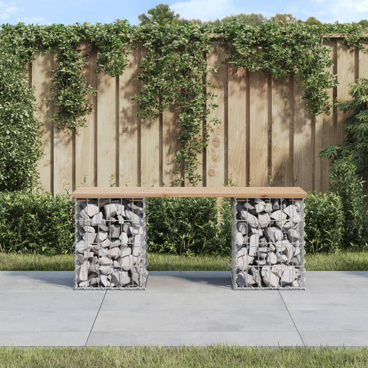 Tuinbank Schanskorfontwerp Massief Grenenhout 103 x 31 x 42 cm Natuurlijk grenenhout