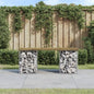 Tuinbank Schanskorfontwerp Geïmpregneerd Hout 103 x 31 x 42 cm Donkerbruin