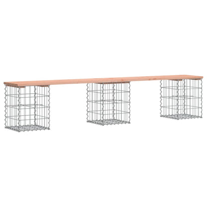 Tuinbank Schanskorfontwerp Massief Douglashout 203 x 31 x 42 cm Natuurlijk douglashout