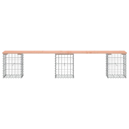 Tuinbank Schanskorfontwerp Massief Douglashout 203 x 31 x 42 cm Natuurlijk douglashout