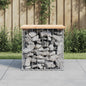 Tuinbank Schanskorfontwerp Massief Grenenhout 43 x 44 x 42 cm Natuurlijk grenenhout