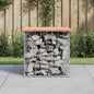 Tuinbank Schanskorfontwerp Massief Douglashout 43 x 44 x 42 cm Natuurlijk douglashout