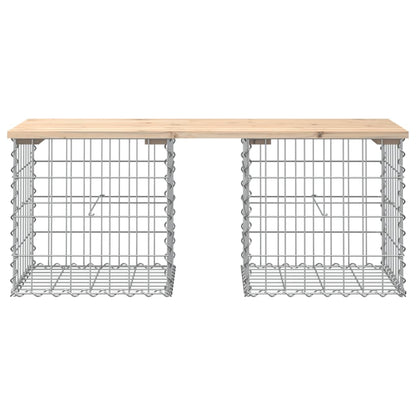 Tuinbank Schanskorfontwerp 103X44X42 Cm Massief Grenenhout 44 x 103 x 42 cm Natuurlijk grenenhout