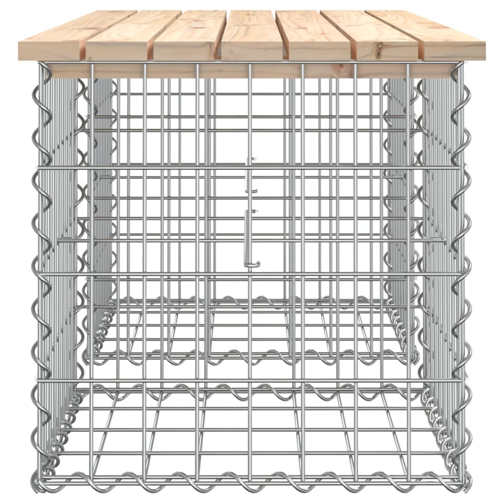 Tuinbank Schanskorfontwerp 103X44X42 Cm Massief Grenenhout 44 x 103 x 42 cm Natuurlijk grenenhout