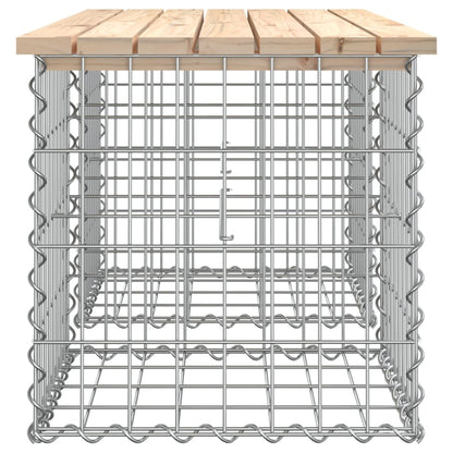 Tuinbank Schanskorfontwerp 103X44X42 Cm Massief Grenenhout 44 x 103 x 42 cm Natuurlijk grenenhout