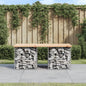 Tuinbank Schanskorfontwerp 103X44X42 Cm Massief Grenenhout 44 x 103 x 42 cm Natuurlijk grenenhout