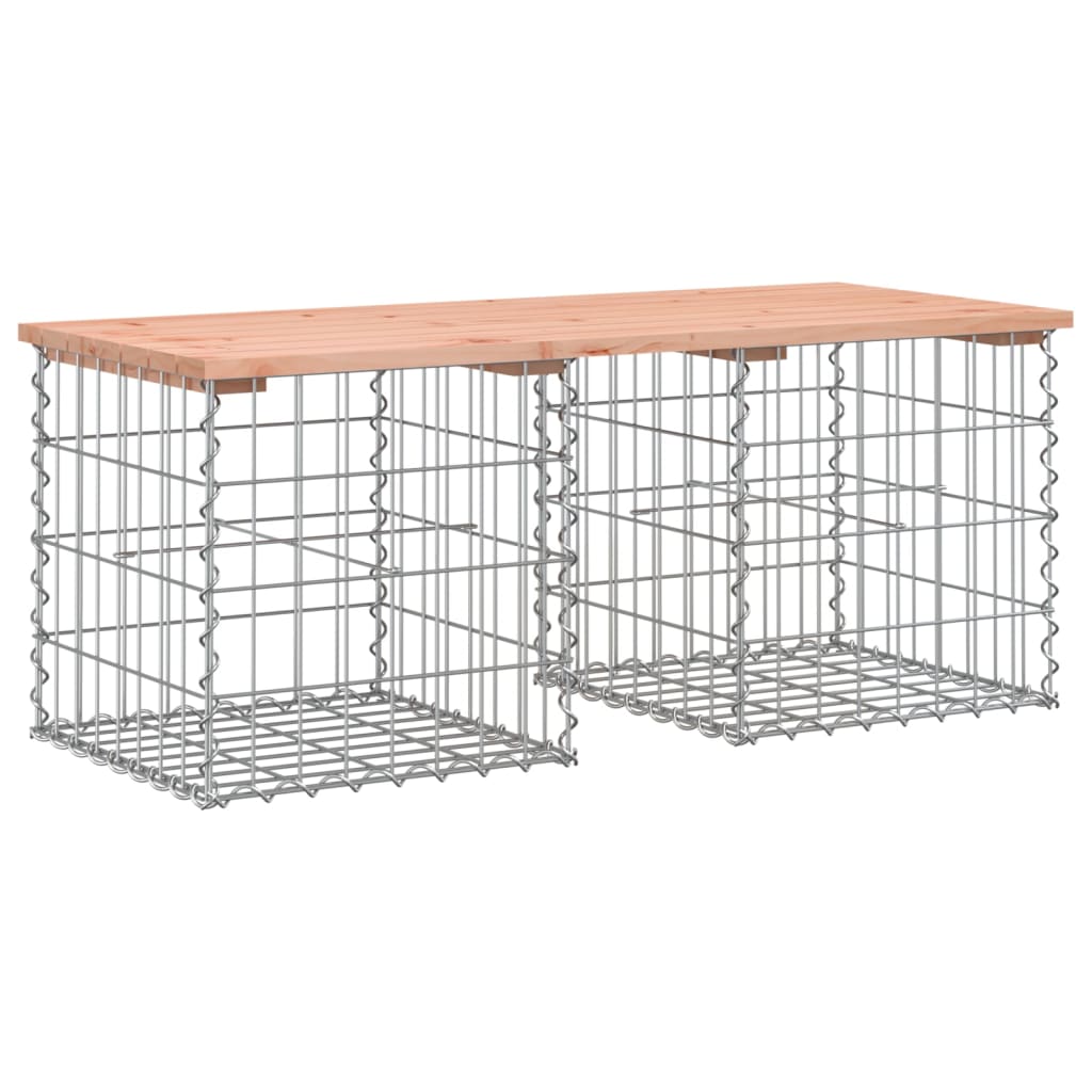 Tuinbank Schanskorfontwerp 103X44X42 Cm Massief Douglashout 44 x 103 x 42 cm Natuurlijk douglashout