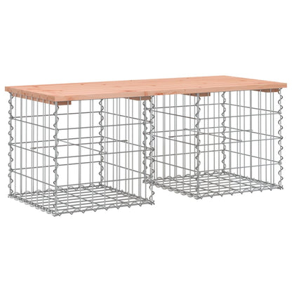 Tuinbank Schanskorfontwerp 103X44X42 Cm Massief Douglashout 44 x 103 x 42 cm Natuurlijk douglashout