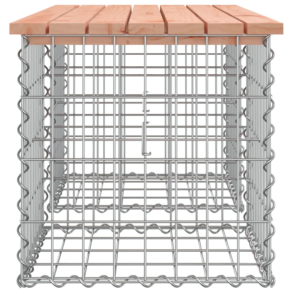 Tuinbank Schanskorfontwerp 103X44X42 Cm Massief Douglashout 44 x 103 x 42 cm Natuurlijk douglashout