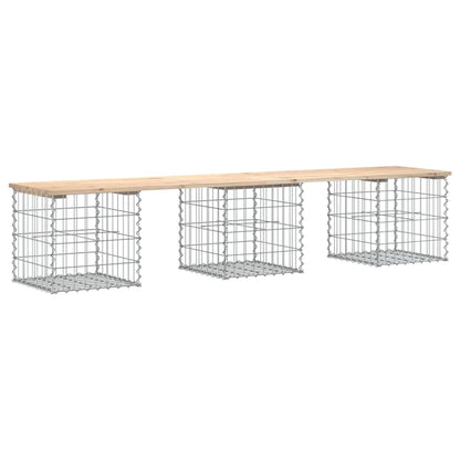 Tuinbank Schanskorfontwerp Massief Grenenhout 203 x 44 x 42 cm Natuurlijk grenenhout