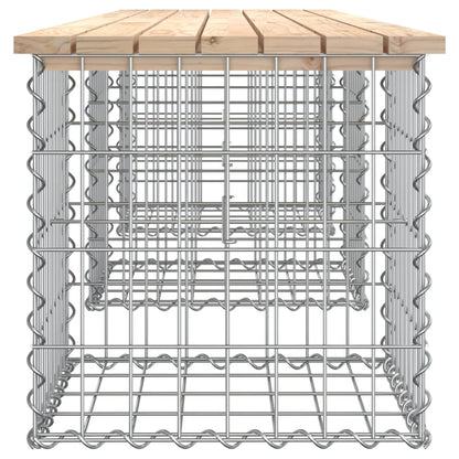 Tuinbank Schanskorfontwerp Massief Grenenhout 203 x 44 x 42 cm Natuurlijk grenenhout