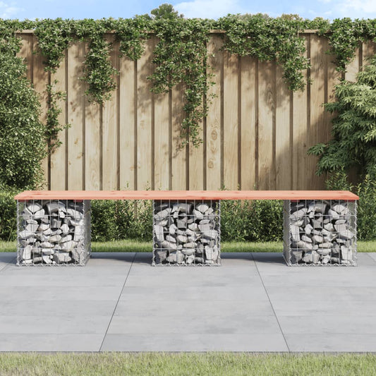 Tuinbank Schanskorfontwerp Massief Douglashout Natuurlijk Douglashout 3 203 x 44 x 42 cm
