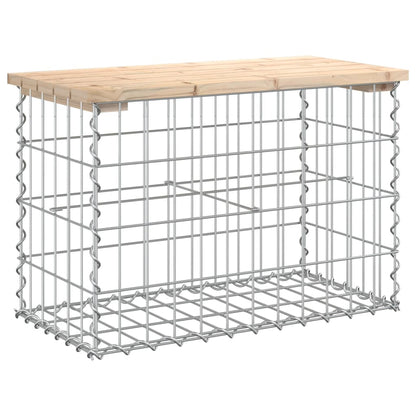 Tuinbank Schanskorfontwerp Massief Grenenhout 63 x 31,5 x 42 cm Natuurlijk grenenhout