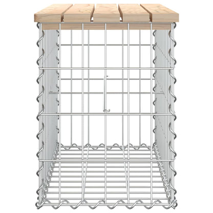 Tuinbank Schanskorfontwerp Massief Grenenhout 63 x 31,5 x 42 cm Natuurlijk grenenhout