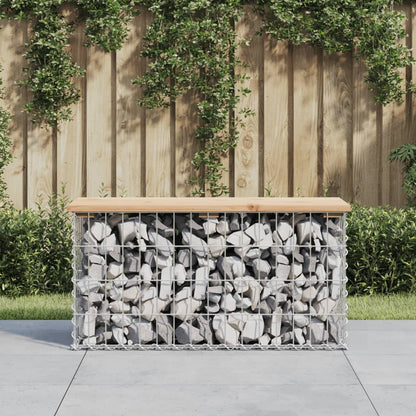 Tuinbank Schanskorfontwerp Massief Grenenhout 83 x 31,5 x 42 cm Natuurlijk grenenhout