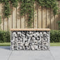 Tuinbank Schanskorfontwerp Massief Grenenhout 83 x 31,5 x 42 cm Natuurlijk grenenhout