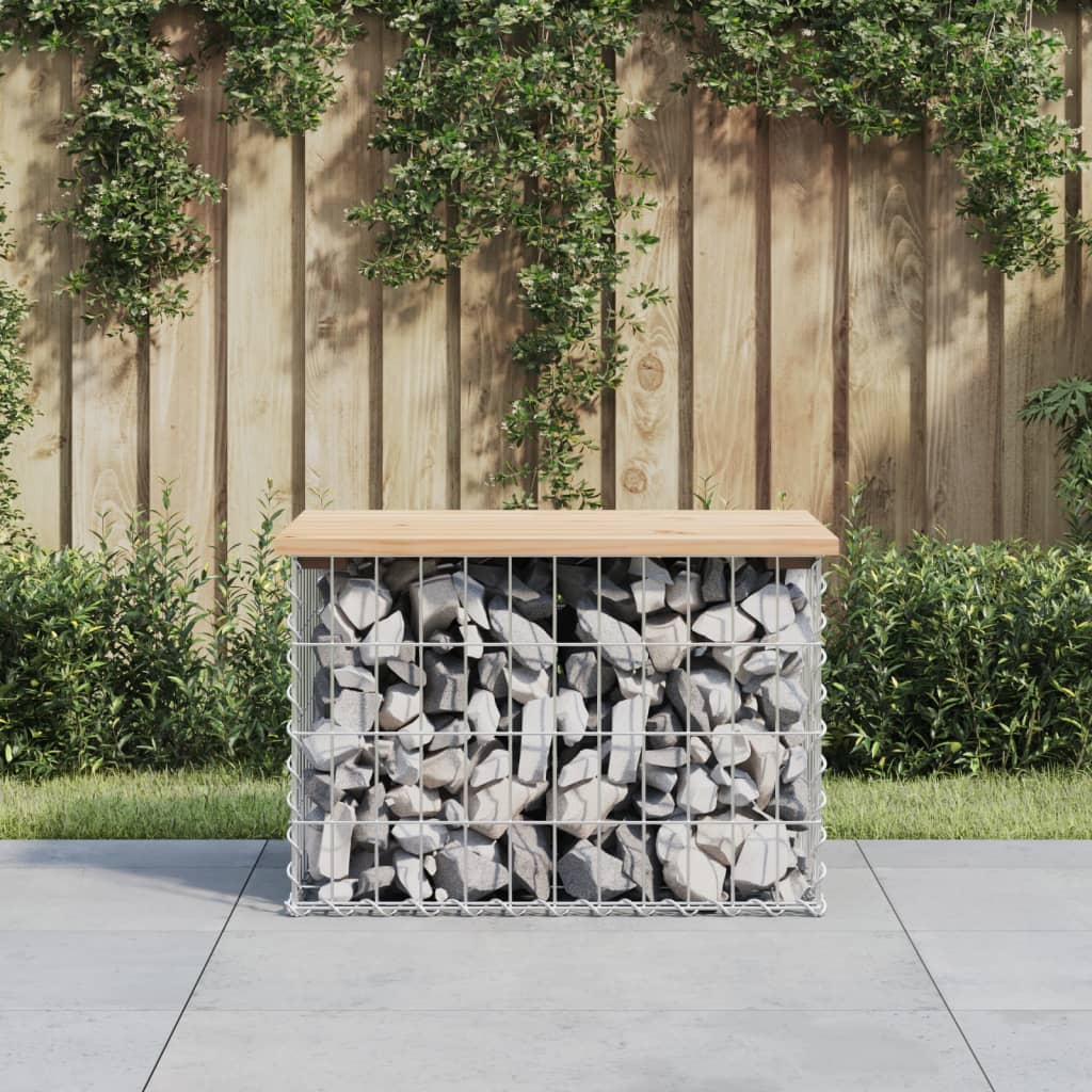 Tuinbank Schanskorfontwerp Massief Grenenhout 63 x 44 x 42 cm Natuurlijk grenenhout