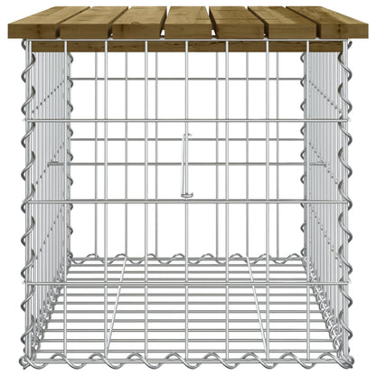 Tuinbank Schanskorfontwerp Geïmpregneerd Grenenhout 63 x 44 x 42 cm Donkerbruin