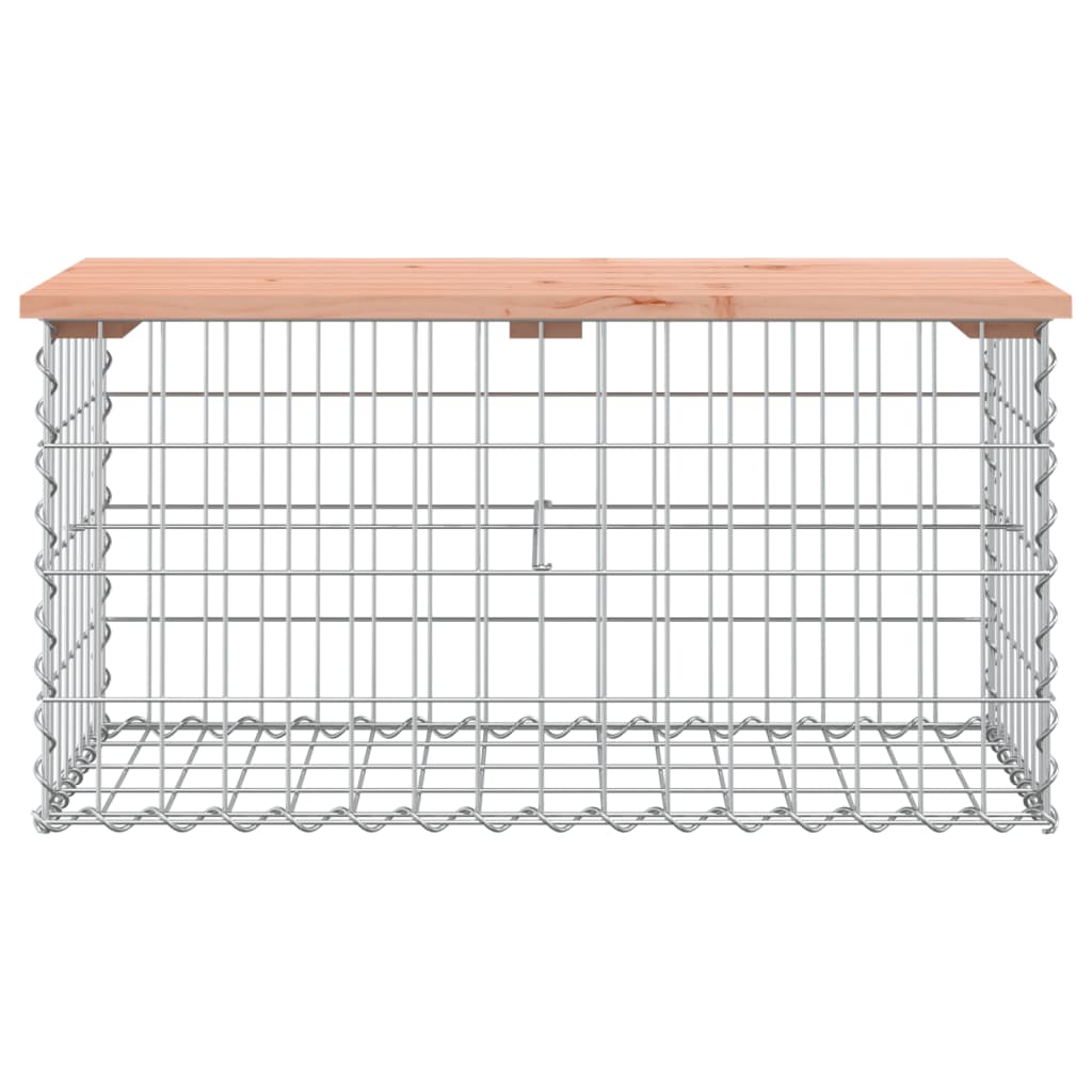 Tuinbank Schanskorfontwerp Massief Douglashout 83 x 44 x 42 cm Natuurlijk douglashout