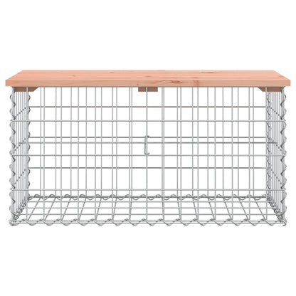 Tuinbank Schanskorfontwerp Massief Douglashout 83 x 44 x 42 cm Natuurlijk douglashout