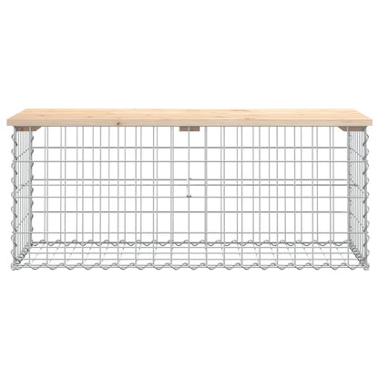 Tuinbank Schanskorfontwerp Massief Grenenhout 103 x 44 x 42 cm Natuurlijk grenenhout