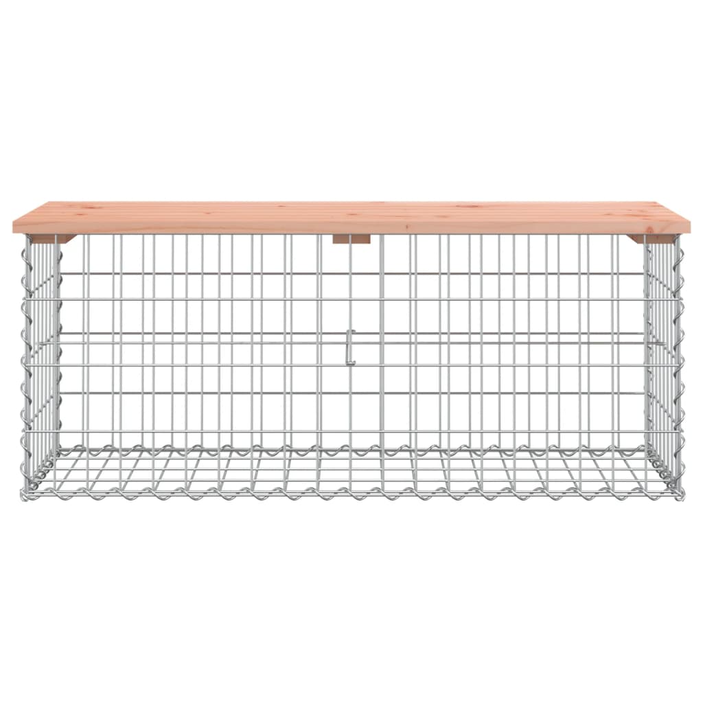 Tuinbank Schanskorfontwerp Massief Douglashout 103 x 44 x 42 cm Natuurlijk douglashout
