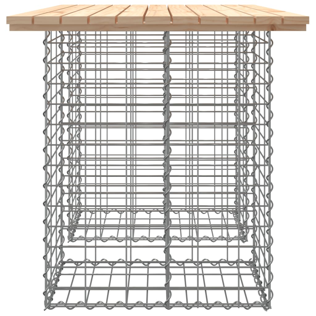 Tuinbank Schanskorfontwerp Massief Grenenhout 100 x 70 x 72 cm Natuurlijk grenenhout