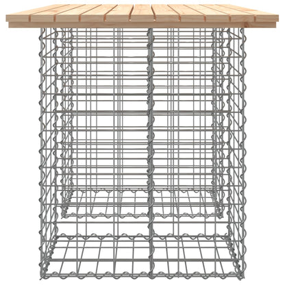 Tuinbank Schanskorfontwerp Massief Grenenhout 100 x 70 x 72 cm Natuurlijk grenenhout
