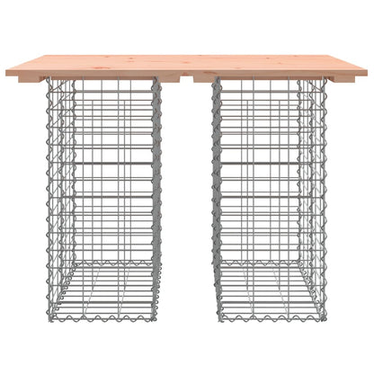Tuinbank Schanskorfontwerp Massief Grenenhout 100 x 70 x 72 cm Natuurlijk douglashout