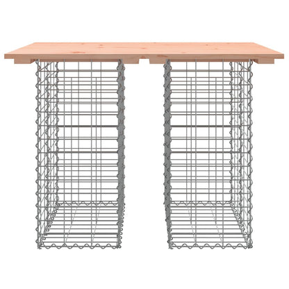 Tuinbank Schanskorfontwerp Massief Grenenhout 100 x 70 x 72 cm Natuurlijk douglashout