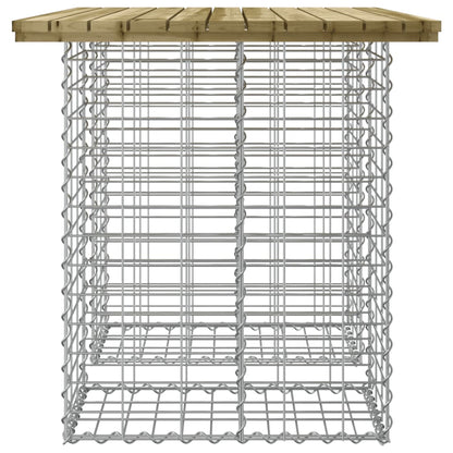 Tuinbank Schanskorfontwerp Geïmpregneerd Hout 100 x 70 x 72 cm Donkerbruin