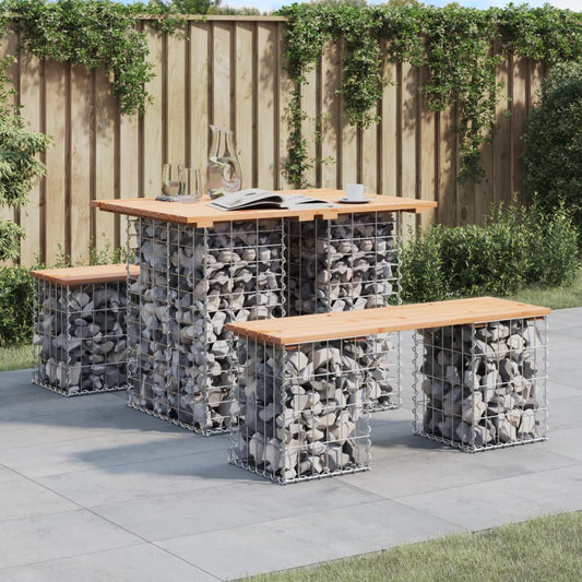 Tuinbank Schanskorfontwerp 100X70X72 Cm Massief Grenenhout 70 x 100 x 72 cm Natuurlijk grenenhout