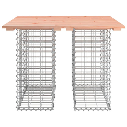Tuinbank Schanskorfontwerp Massief Douglashout 100 x 102 x 72 cm Natuurlijk douglashout