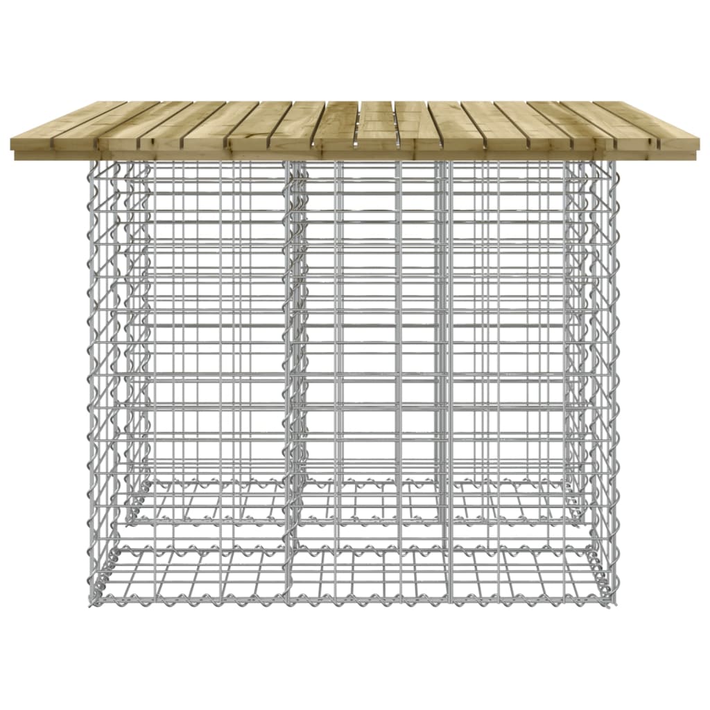 Tuinbank Schanskorfontwerp Geïmpregneerd Hout 100 x 102 x 72 cm Donkerbruin