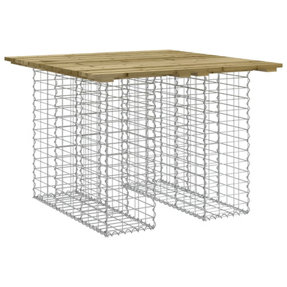 Tuinbank Schanskorfontwerp 100X102X72 Cm Geïmpregneerd Hout 102 x 100 x 72 cm Donkerbruin