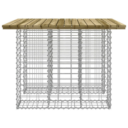 Tuinbank Schanskorfontwerp 100X102X72 Cm Geïmpregneerd Hout 102 x 100 x 72 cm Donkerbruin