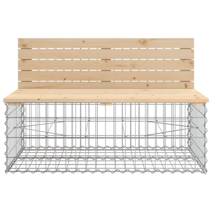 Tuinbank Schanskorfontwerp Massief Grenenhout 103 x 70 x 65 cm Natuurlijk grenenhout