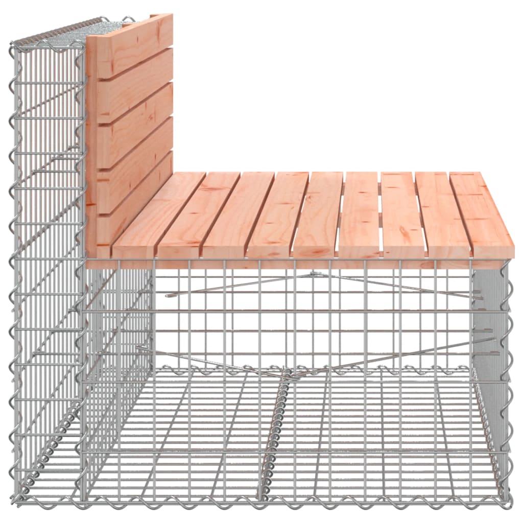 Tuinbank Schanskorfontwerp Massief Douglashout 103 x 70 x 65 cm Natuurlijk douglashout