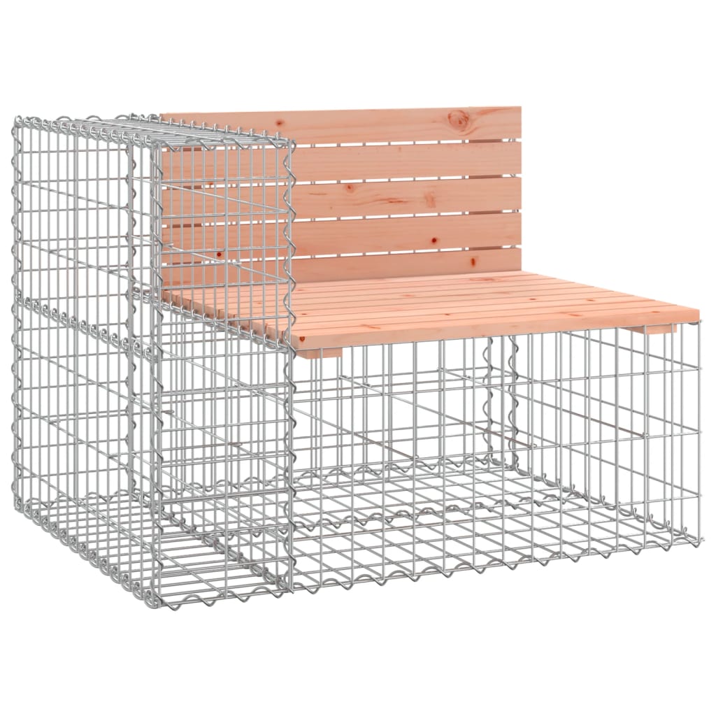 Tuinbank Schanskorfontwerp 92X71X65,5 Cm Massief Douglashout 92 x 71 x 65.5 cm Natuurlijk douglashout