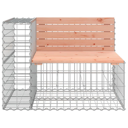 Tuinbank Schanskorfontwerp 92X71X65,5 Cm Massief Douglashout 92 x 71 x 65.5 cm Natuurlijk douglashout