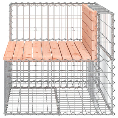 Tuinbank Schanskorfontwerp 92X71X65,5 Cm Massief Douglashout 92 x 71 x 65.5 cm Natuurlijk douglashout