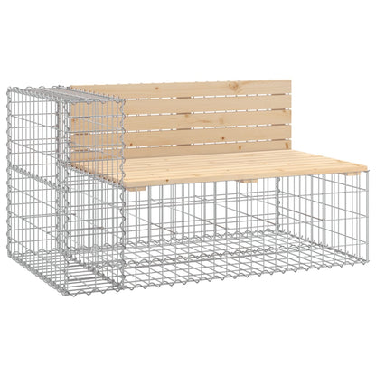 Tuinbank Schanskorfontwerp 122X71X65,5 Cm Massief Grenenhout 122 x 71 x 65.5 cm Natuurlijk grenenhout