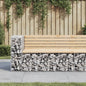Tuinbank Schanskorfontwerp 122X71X65,5 Cm Massief Grenenhout 122 x 71 x 65.5 cm Natuurlijk grenenhout