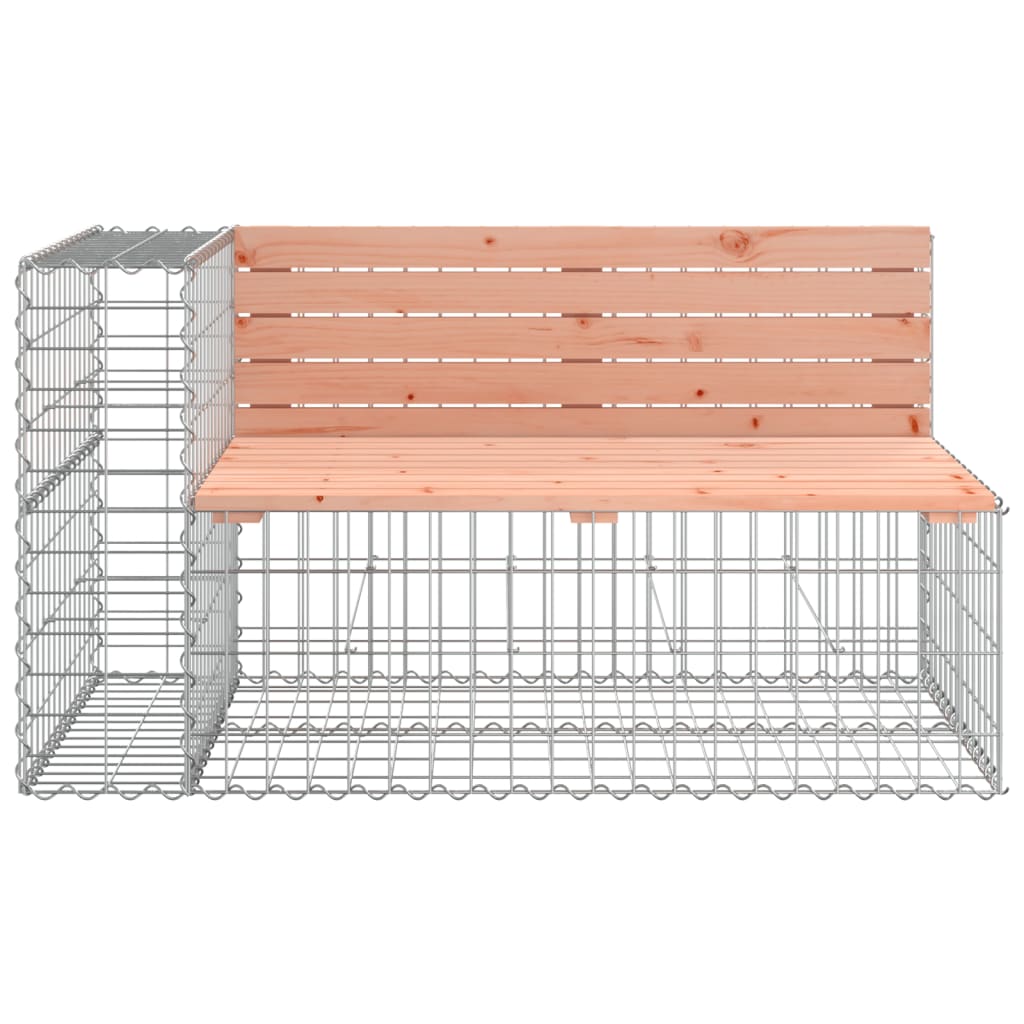 Tuinbank Schanskorfontwerp 122X71X65,5 Cm Massief Douglashout 122 x 71 x 65.5 cm Natuurlijk douglashout